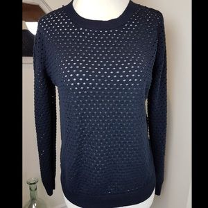 Selected femme eyelet pullover sweater size Small